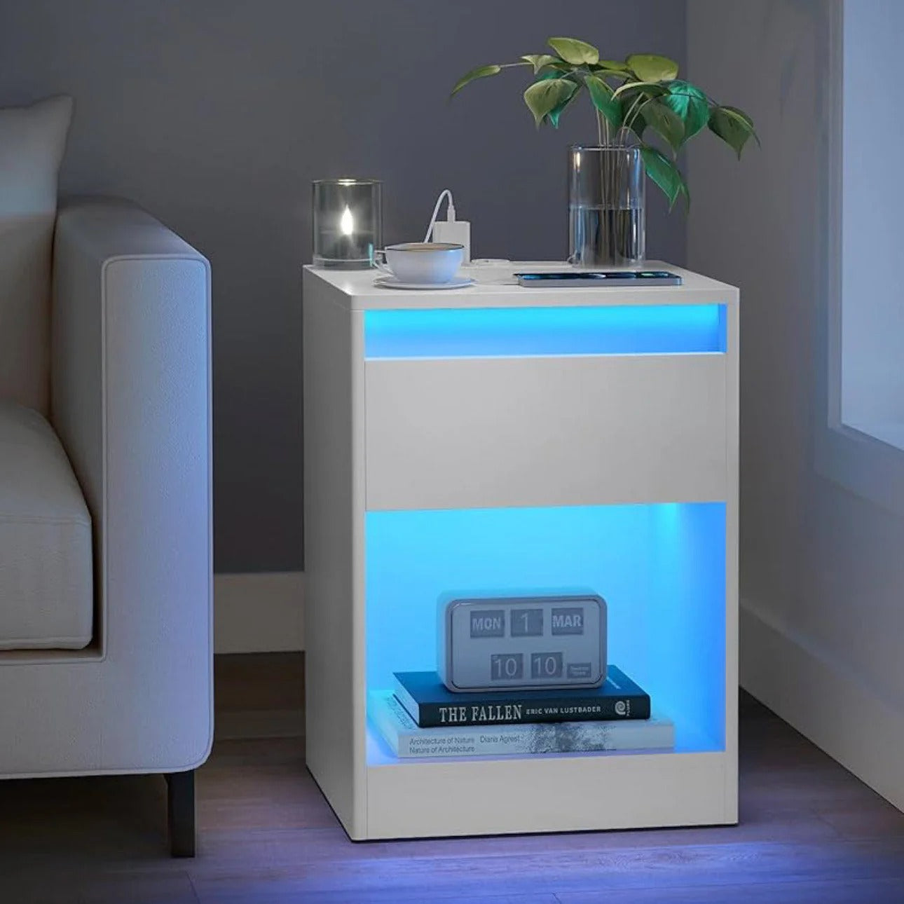 OMNI™ Table de nuit avec compartiment secret